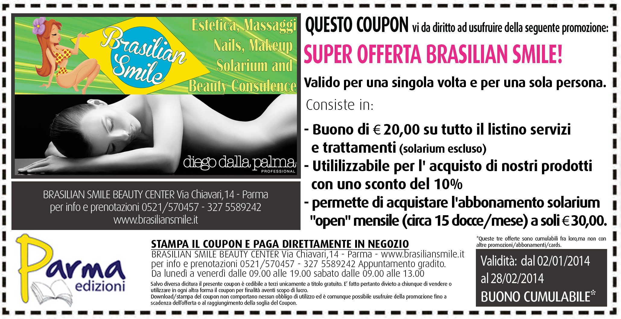 Discount beauty center coupon